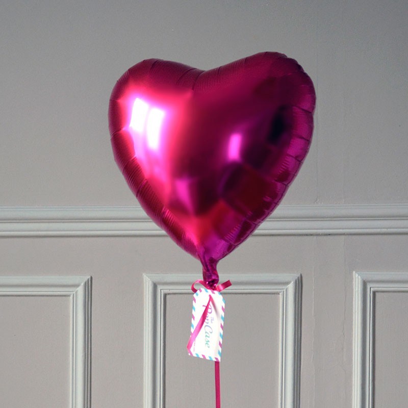 Ballon coeur (hélium) – Fleuriste Plastiflor