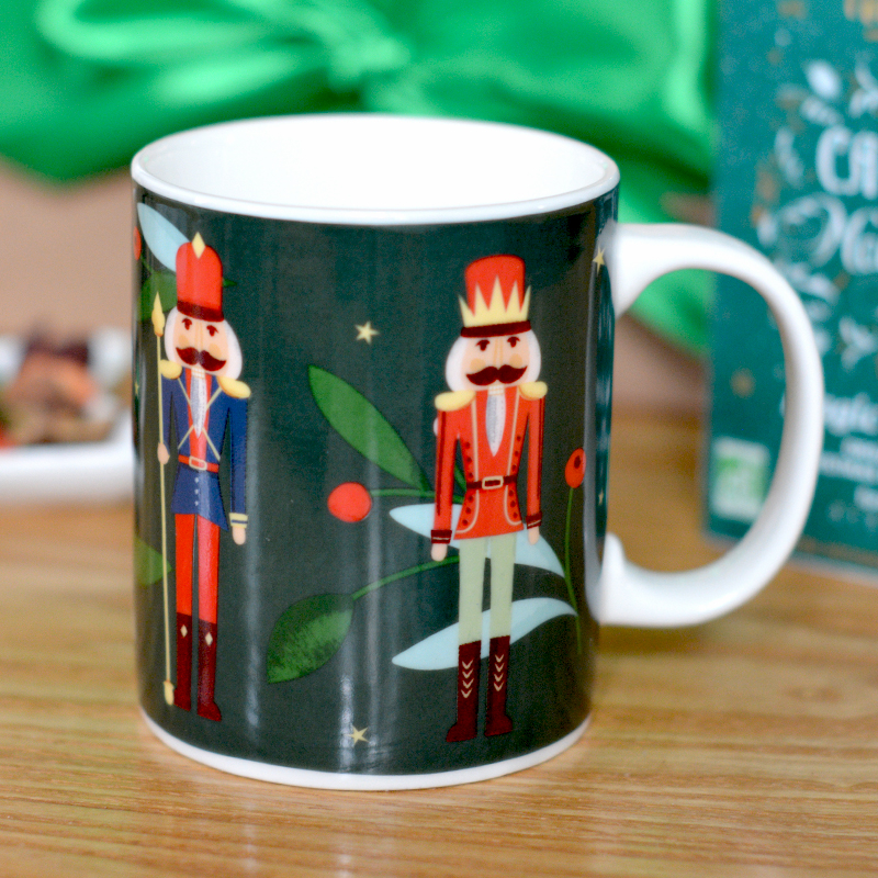 Coffret cadeau de Noël - thé avec mug Etoile de Noël