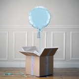 Ballon Cadeau Rond Bleu Pastel - ThePopCase