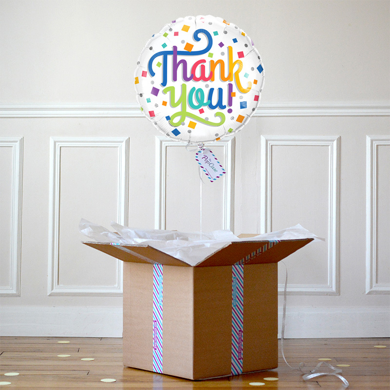 Cadeau Remerciement - Livraison d'un ballon gonflé à l'hélium