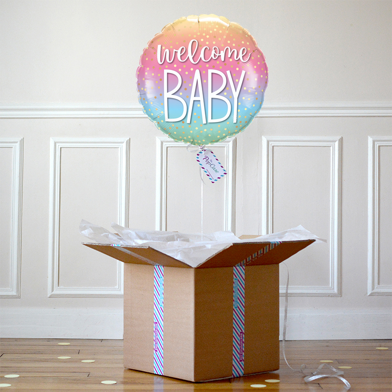 Cadeau naissance surprise – Livraison Ballon et Coffret → The
