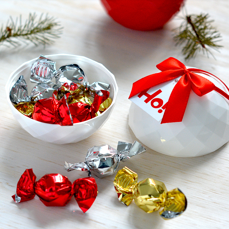 Tablette de chocolats de Noël - Cadeau ballon surprise