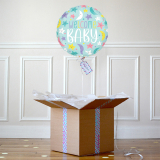 Ballon Cadeau - Welcome Baby Etoiles - The PopCase