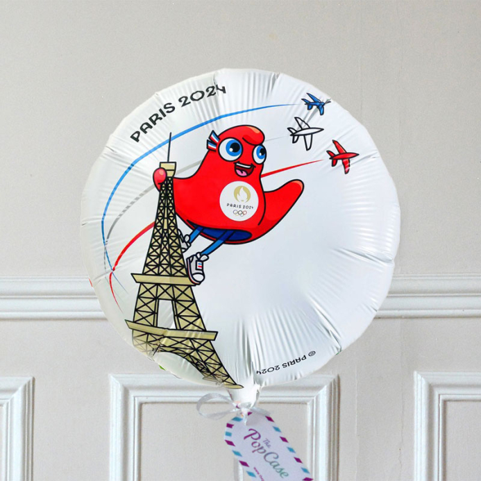 Ballon Cadeau - Mascotte Paris 2024 Blanc