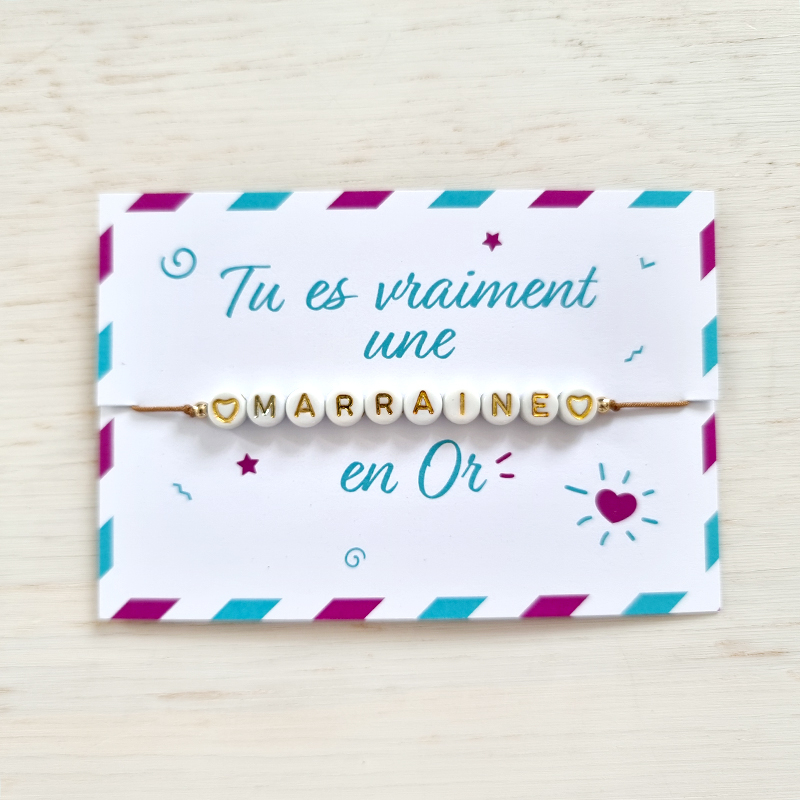 Bracelet pour une Marraine - The PopCase