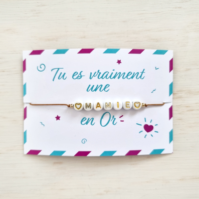 Bracelet cadeau mamie - The PopCase