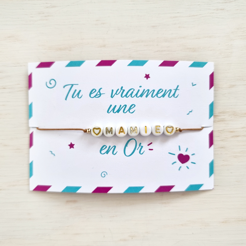 Bracelet cadeau mamie - The PopCase