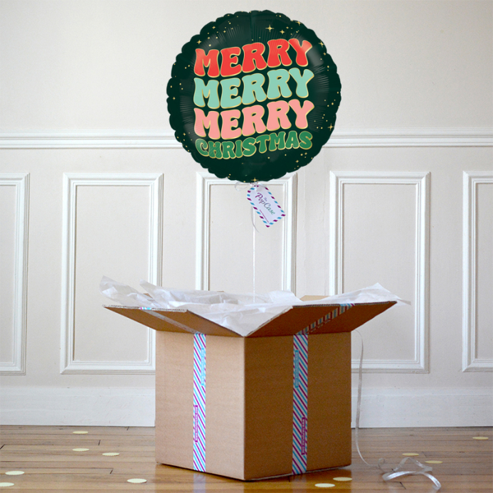 Ballon Cadeau - Merry Christmas - The PopCase