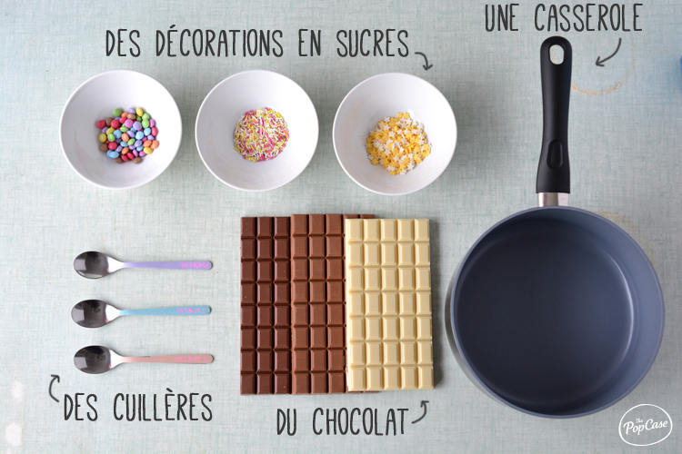 Faire des Cuillères Chocolat Pop et Originales- DIY • ThePopCase